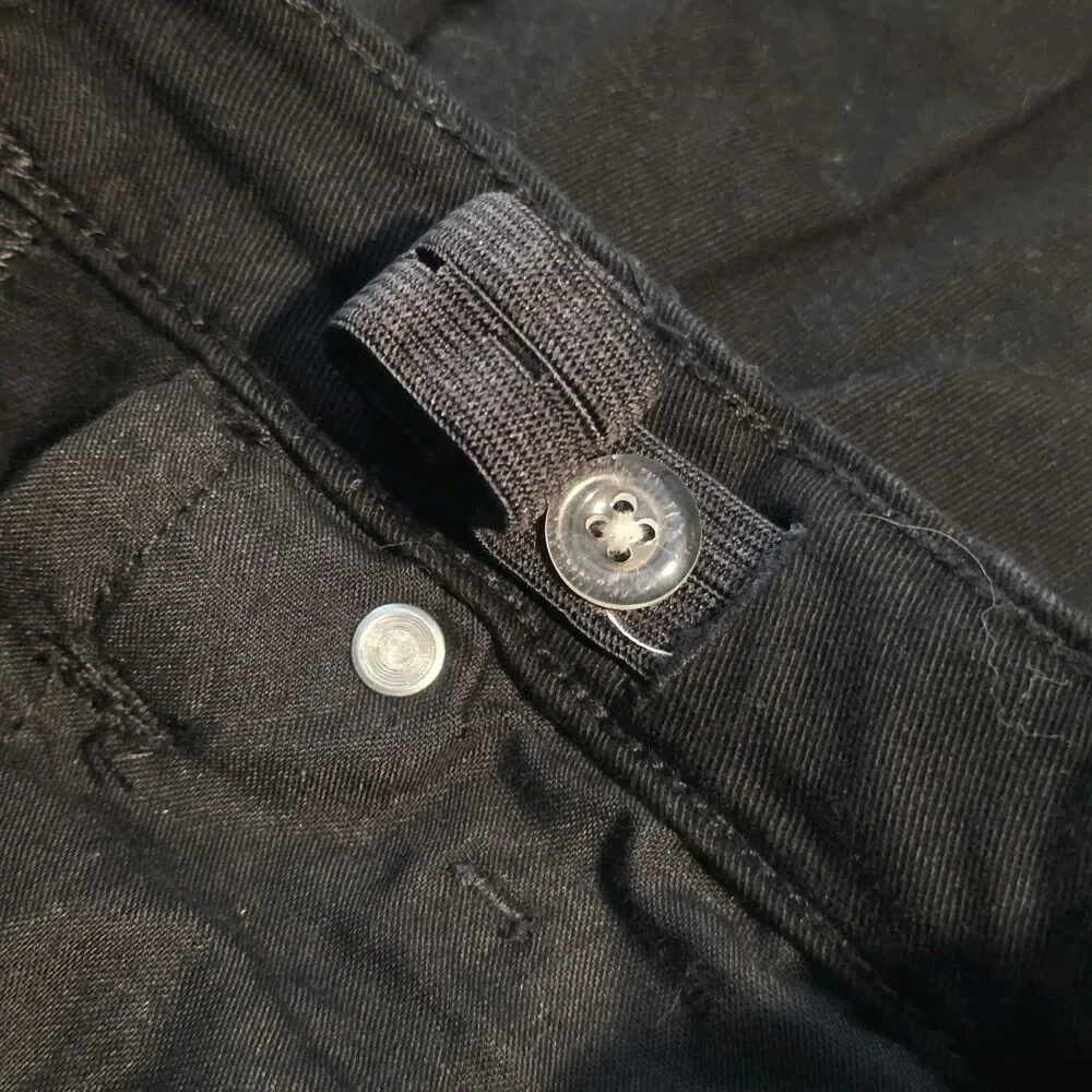 Old Navy 360 Stretch Kids Size 12 Slim Black Jeans Elastic Waist